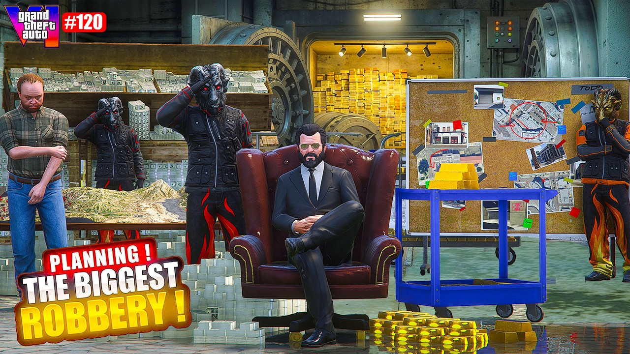 PLANNING THE BIGGEST ROBBERY IN LOS SANTOS | GTA V GAMEPLAY - YouTube