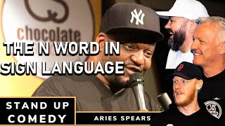 Aries Spears - The N Word In Sign Language REACTION!! | OFFICE BLOKES REACT!!