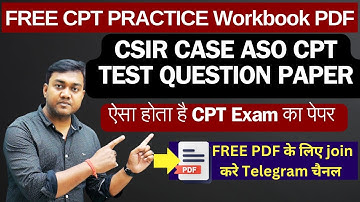 ऐसा होता है CSIR CASE ASO CPT Exam का पेपर | CSIR CASE ASO SO CPT EXAM PATTERN  || Nishant eAcademy