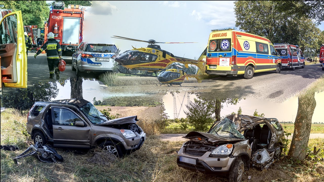 Tragiczny wypadek między Rożnowem a Krzywizną. Kierująca samochodem zmarła w szpitalu