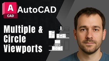 AutoCAD: How to Create Multiple Viewports & Circle Viewports (2025 Layout Tutorial)
