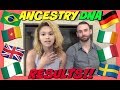 UNEXPECTED INTERRACIAL COUPLE ANCESTRY RESULTS!!