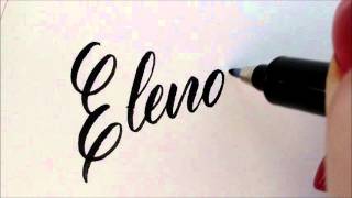 Nomi a caso #2  - Calligrafia