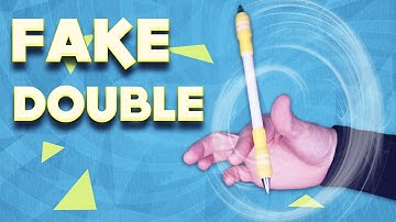 How to do Fake Double / Pen Spinning trick tutorial