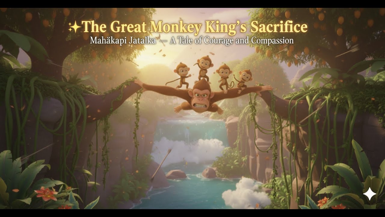 The Great Monkey King’s Sacrifice – Mahākapi Jātaka