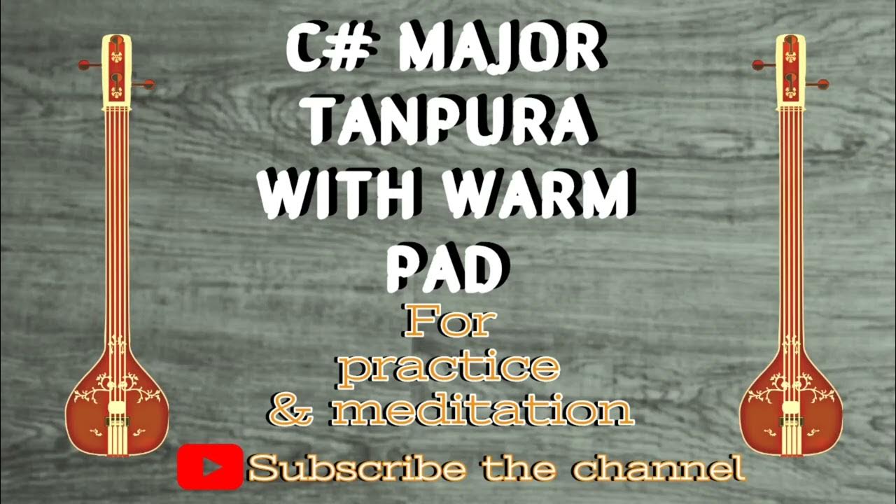 C MAJOR TANPURA WITH WARM PAD FOR RIYAAZ & MEDITATION ( beautiful