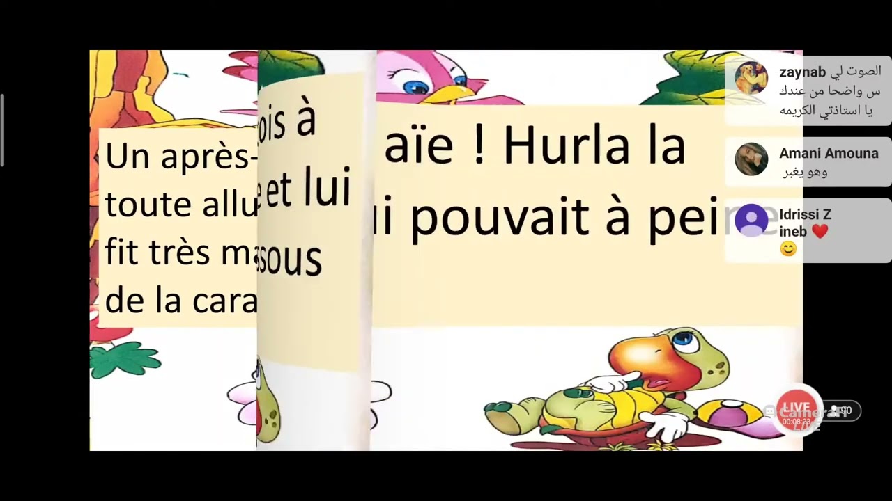 قصة le lièvre et la tortue