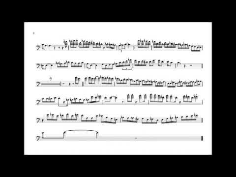 Andy Martin 'You're My Everything' Trombone Solo Transcritpion