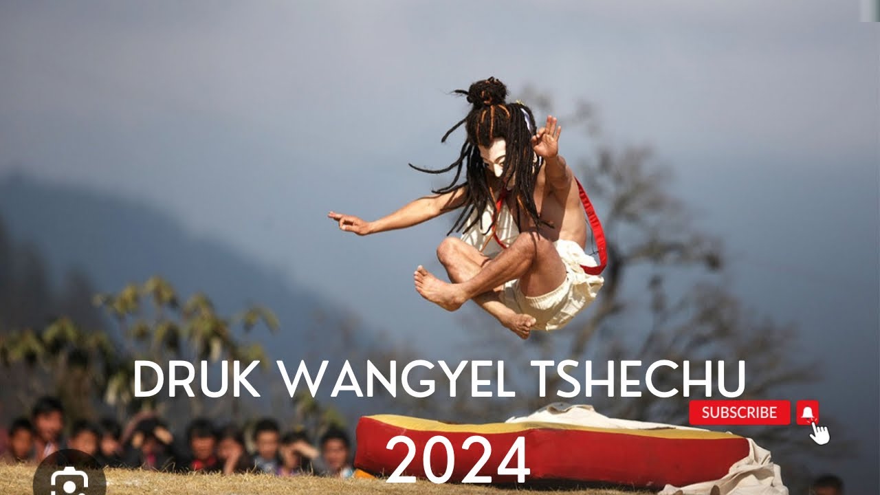 Druk wangyel Tshechu at Dochula