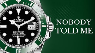 5 Things Nobody Told Me About The Rolex Submariner \