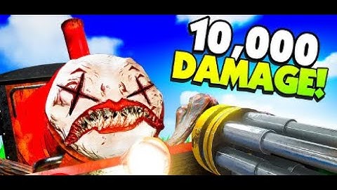 Hitting CHARLES With 10,000 DAMAGE with MODS - Choo Choo Charles