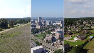 都会の米国、農村の米国　数十キロ離れた大きな分断