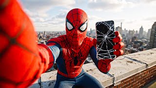 Spider-Man’s Vlog CUTS OFF After Phone FALLS From Skyscraper..
