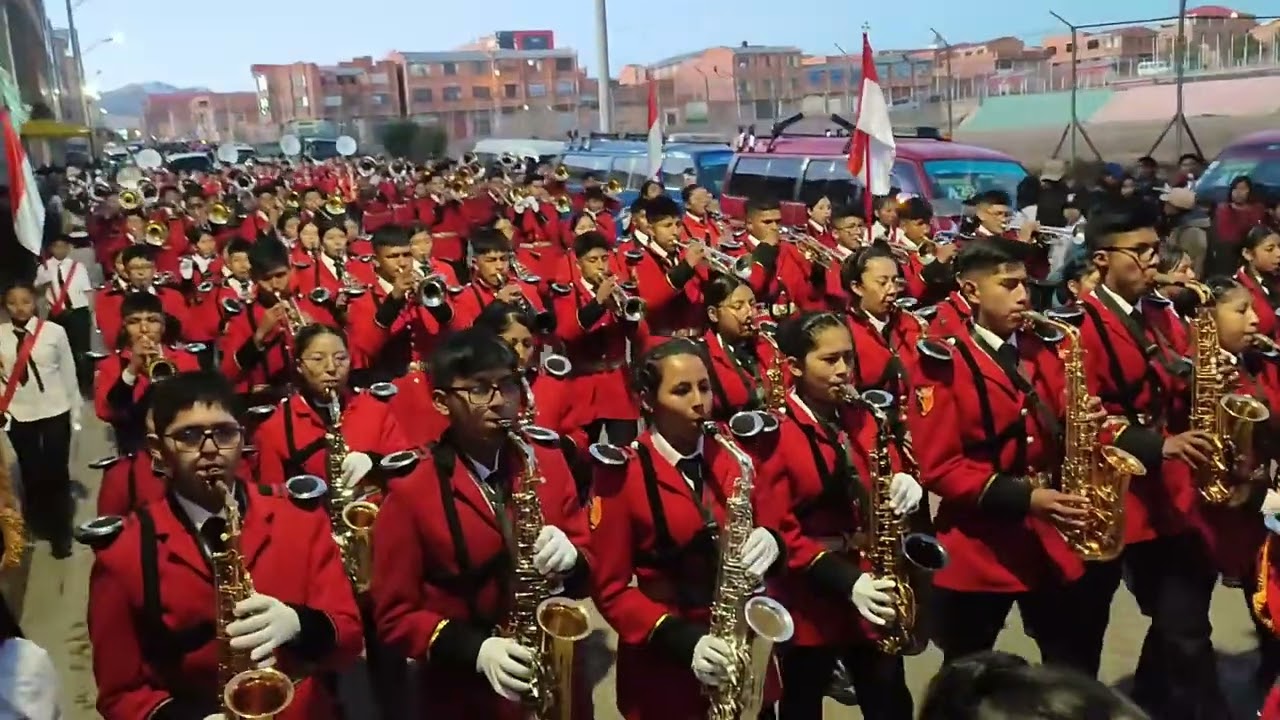 Banda U.E. Marcelo Quiroga Santa Cruz 🎶 El Alto - Bolivia 🇧🇴