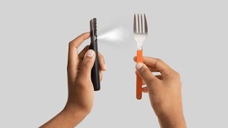 Now on Kickstarter: Cliffset. Cutlery, Cleaner.