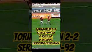 Torino-Milan 2-2 Serie A 1991-92 Pari Nella Sfida Tra Granata E Rossoneri Super Di Casagrande