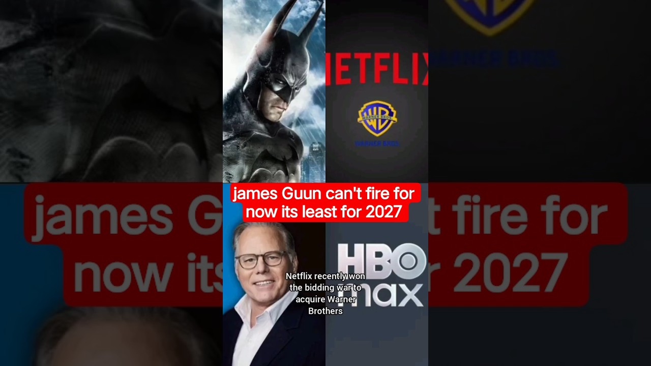 james Guun can't fire for now its least for 2027