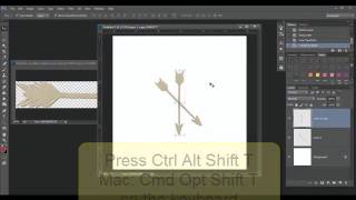 Use a Shortcut to Copy and Twist Layers in Photoshop screenshot 5