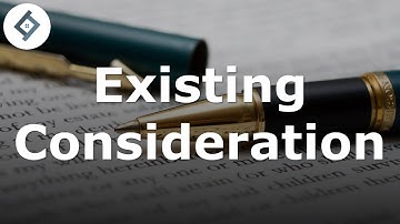 Existing Consideration | Contract Law