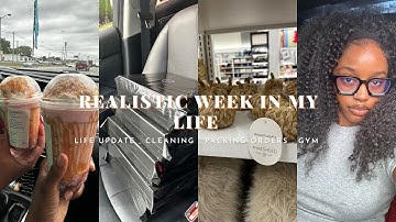 Sunday Reset | Realistic Week In My Life: Cleaning , Gym , Life Update , Packing Orders , Etc...
