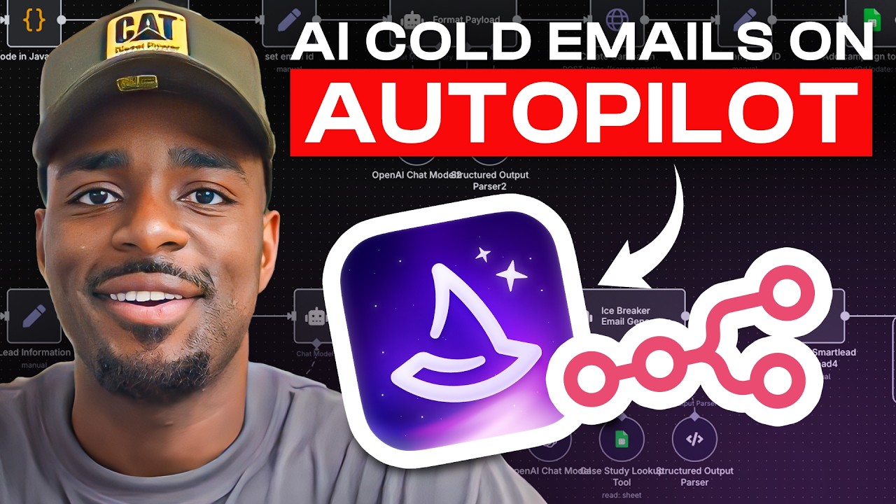 N8n workflow for AI-powered cold email automation