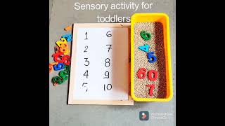 sensory activity for kids (age 2-3 years)