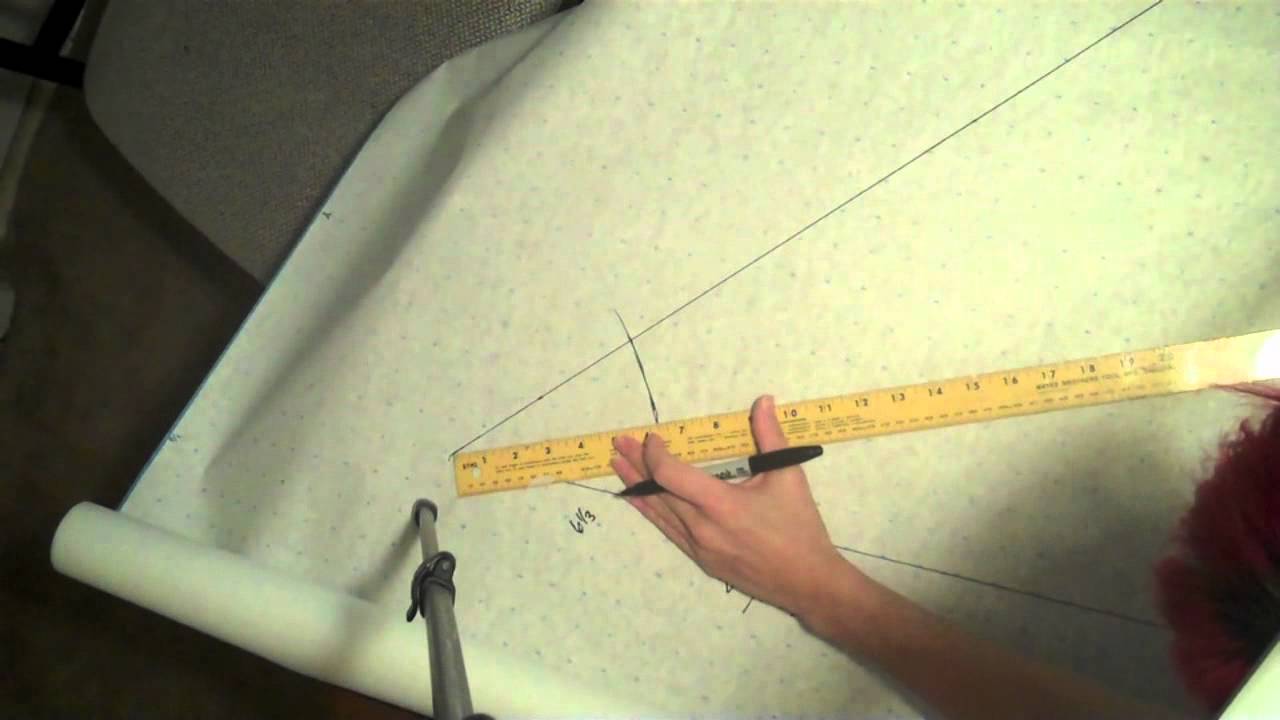 Drafting A pattern for a Tribal Belly Dance skirt - YouTube