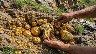 Gold Everywhere! Striking a Rich Vein in the Mountains!”