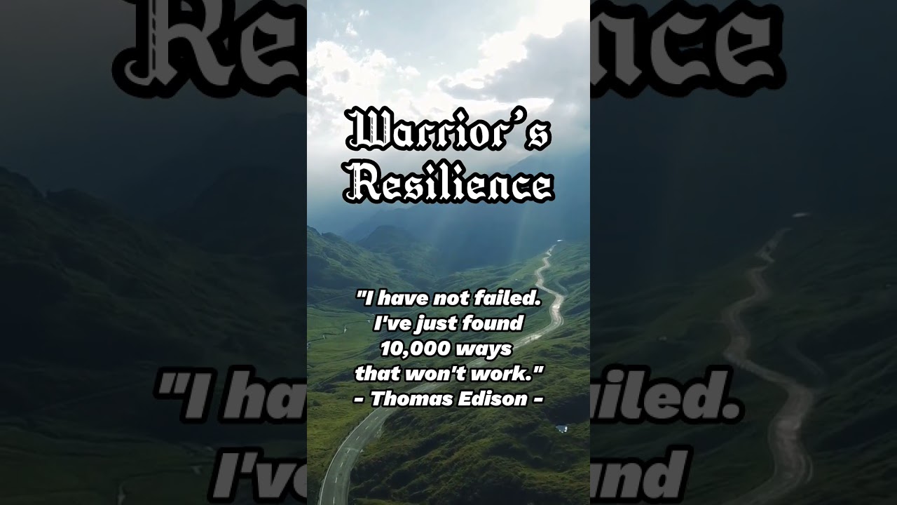 Warrior's Resilience #1: See the finish line yet?   
