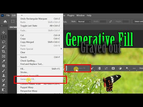How to Solve Generative Fill Greyed Out in Photoshop (Beta)