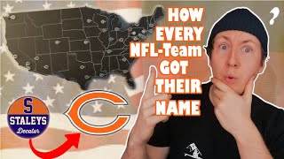 German reacts to HOW EVERY NFL Team Got It's NAME and IDENTITY
