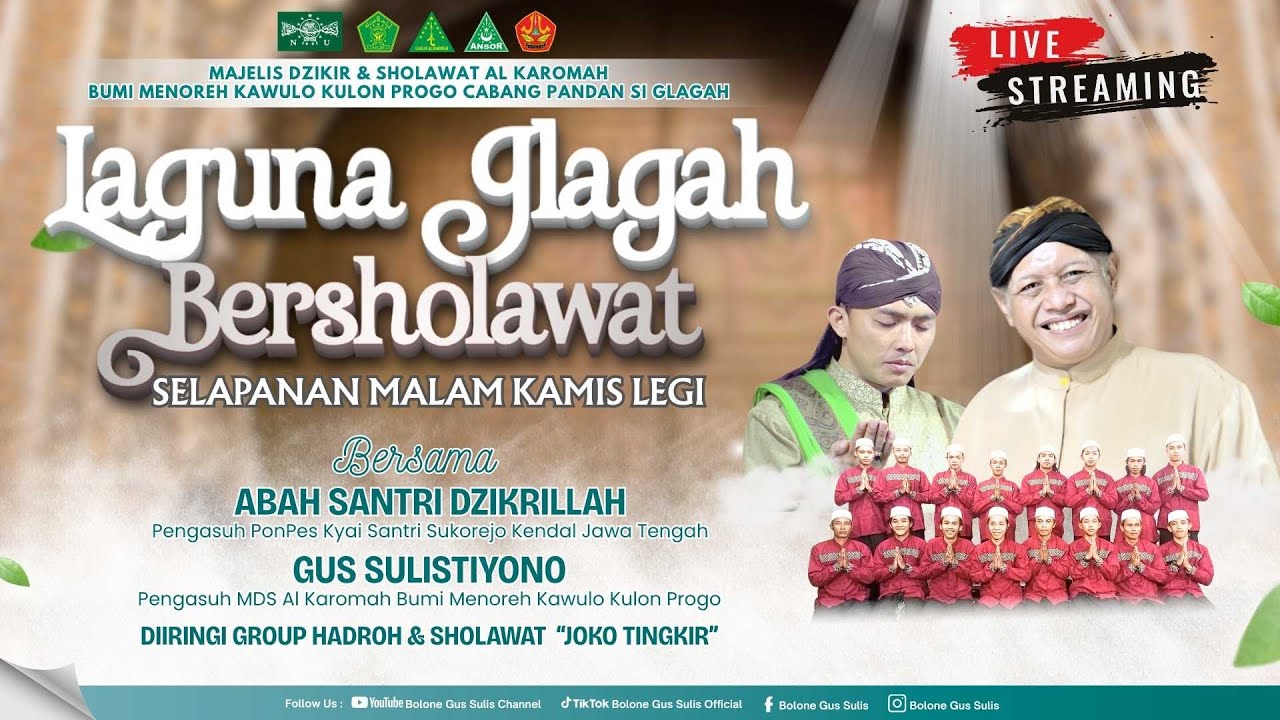 🔴LIVE | LAGUNA GLAGAH BERSHOLAWAT - SELAPANAN MALAM KAMIS LEGI | BERSAMA ABAH SANTRI & GUS SULIS