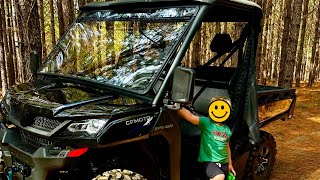 SuperATV Flip-Up Windshield Install - CFMoto Uforce 1000 