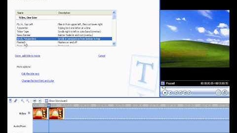 How to make a cool intro with windows movie maker