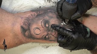 Realistic Vampire Portrait -- Time Lapse Tattoo