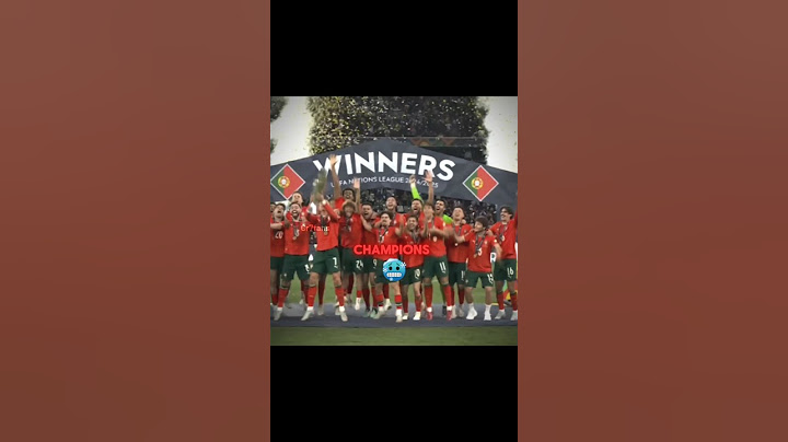 Ronaldo's Portugal Wins the 2025 Nations league 🐐🏆