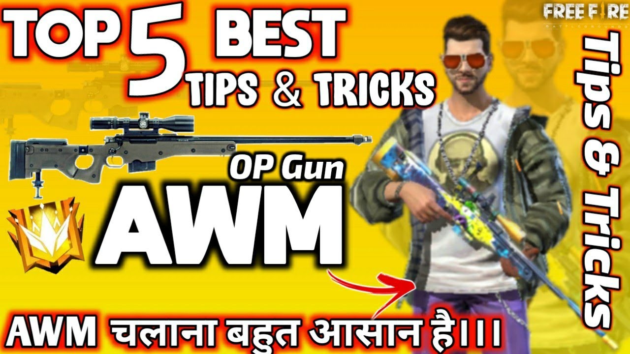 Best Free Fire Gameplay with AWM Like a Pro, How to play Free Fire Like a  Pro