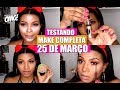 MAKE TESTANDO PRODUTOS DA 25 DE MARÇO