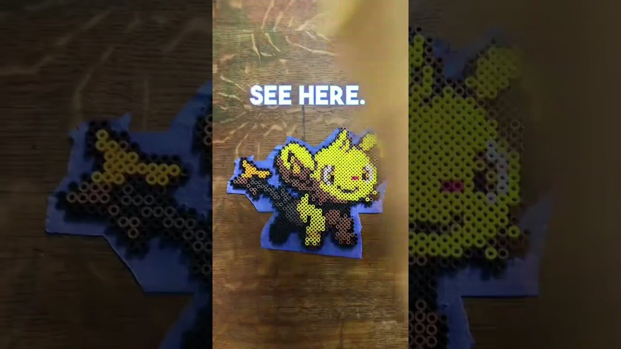 Choose your favorite Pokemon - Pixel art in Hama iron beeds