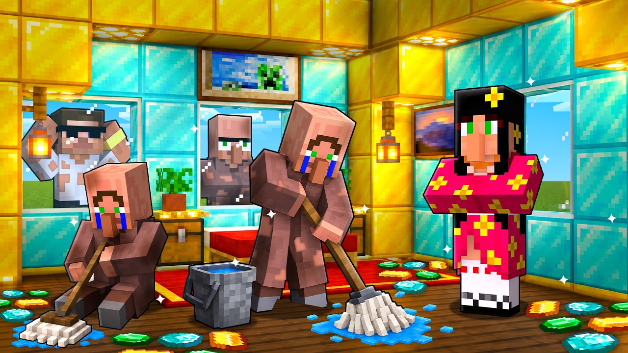 Mennu Become Richest Villager in Minecraft..
