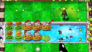 Plants vs Zombies: Идеальная тактика на мини-игру 