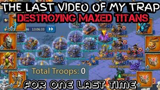 Lords Mobile - 2000% Attack MAX Titans Vs F2P Solo Trap | Eating NASTY Counters |