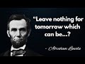 #1 Abraham Lincoln quotes | Inspirational &amp; Motivational Quotes by Abraham Lincoln