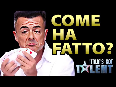 SPIEGAZIONE: il gioco di carte inaspettato di MAGO LUPIS a Italia's Got Talent