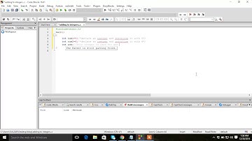 Adding two integers in C programming.