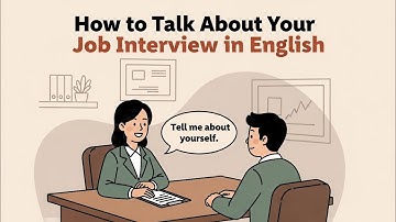 How to Talk About Your Job Interview in English | English Conversation Practice
