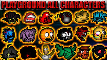 FNF Character Test | Gameplay vs My Playground | ALL Characters Test