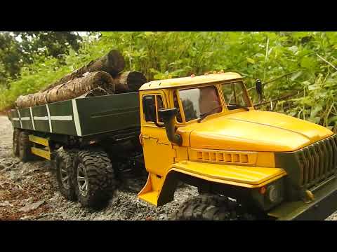 Video Ural Tructor Offroad Truck Cars Xe cẩu Xe ô tô Xe reo - youtube