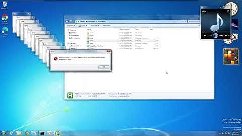 Real Windows 7 Crazy Error Preview (Made in AutoHotkey)