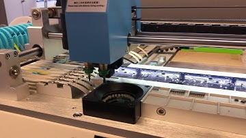 OpenPnP on CHM-T36VA, first (slow) board assembly